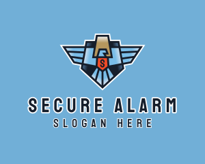 Eagle Security Shield logo design