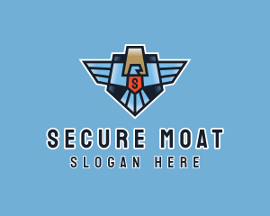 Eagle Security Shield logo design