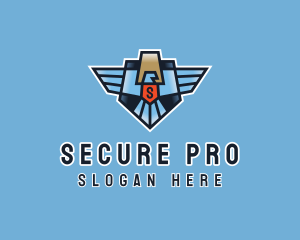 Eagle Security Shield logo design