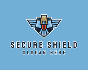 Eagle Security Shield logo design