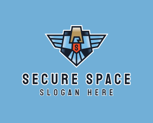 Eagle Security Shield logo design