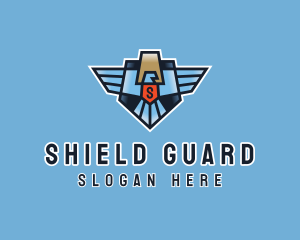 Eagle Security Shield logo design