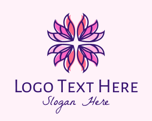 Floral Stained Glass  logo