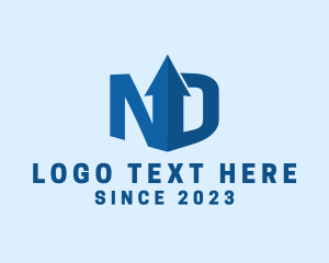 Download - Data Upload Letter ND logo design
