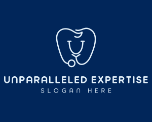 Tooth Dentistry Letter U logo design