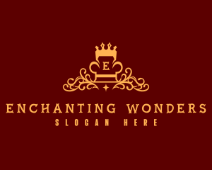 Ornamental Royal Chair logo design