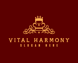 Ornamental Royal Chair logo design