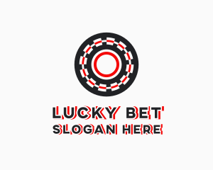 Casino Chip Gamble logo design