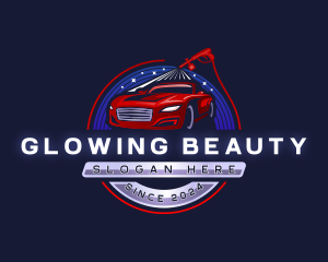 Car Wash Pressure Washing Logo