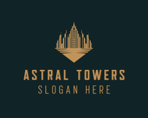 Skyscraper Building Tower logo