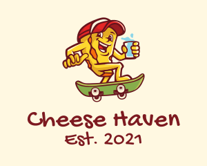 Cool Cheese Dairy Skater logo design