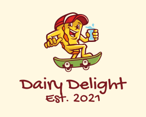 Cool Cheese Dairy Skater logo design