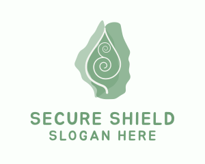 Natural Spiral Leaf Logo