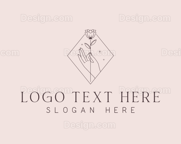 Floral Wedding Event Logo