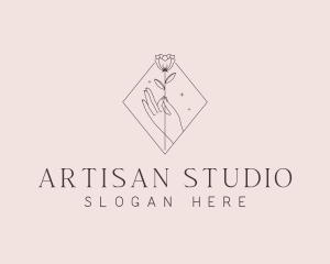 Floral Wedding Event logo design