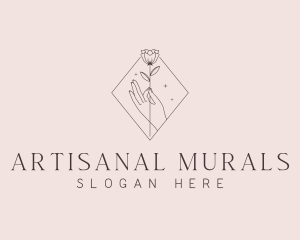 Floral Wedding Event logo design