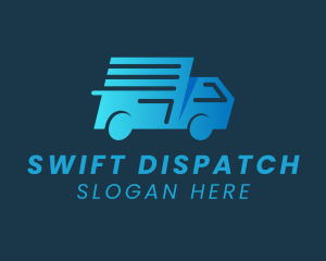 Blue Delivery Van  logo