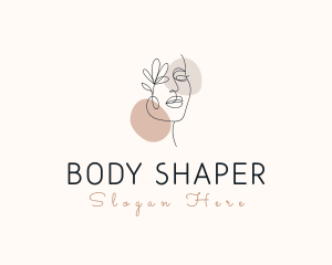 Floral Woman Skin Care logo design