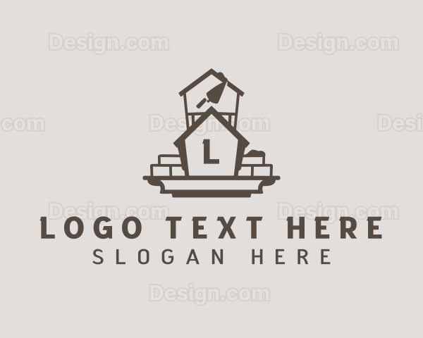 House Brick Construction Logo