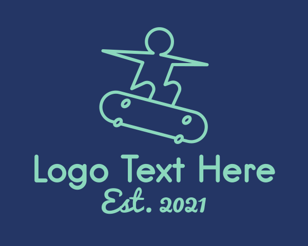 Kickflip logo example 1