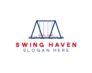 Swing Playground Park logo design