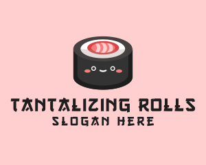 Sushi Roll Snack  logo design