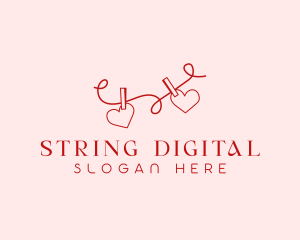 Heart String Valentine logo