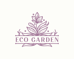 Eco Flower Garden logo design