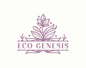 Eco Flower Garden logo design