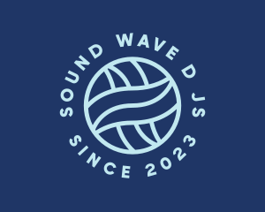 Professional Wave Lines logo design