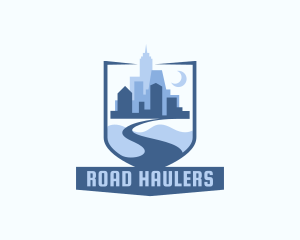 Building Road Pathway logo design