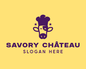 Cow Chef Restaurant  logo design