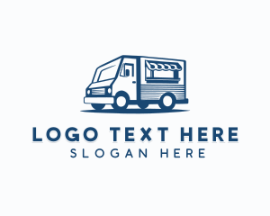 Food Truck Vehicle logo