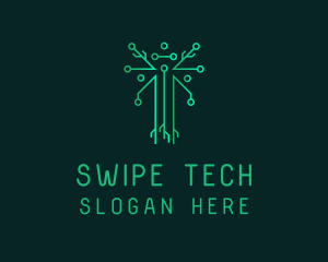 Circuit Tech Tree logo design