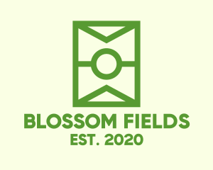 Green Soccer Field logo design