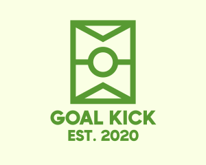 Green Soccer Field logo