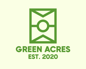 Green Soccer Field logo