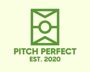 Green Soccer Field logo design