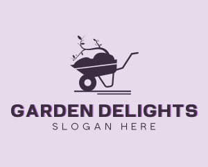 Wheel Barrow Landscaping logo design