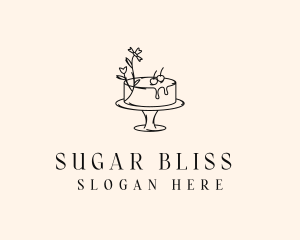 Sweet Cake Baker logo design