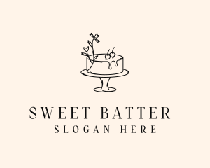 Sweet Cake Baker logo design