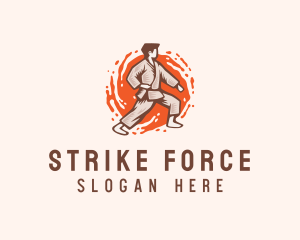 Karate Martial Arts Fighter logo