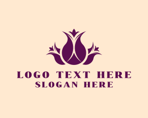 Purple Tulip Bouquet  Logo