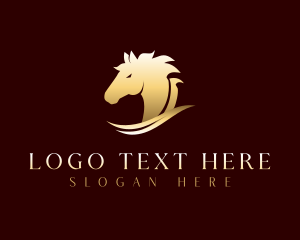 Luxury Equestrian Horse logo