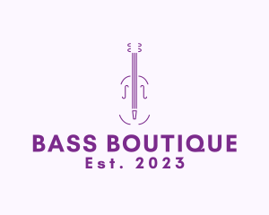 Simple Violin Instrument logo