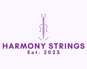 Simple Violin Instrument logo