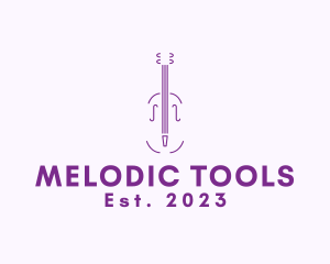 Simple Violin Instrument logo
