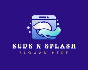 Tshirt Washing Laundry logo