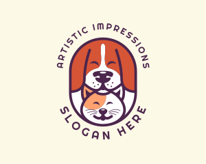 Animal Dog Cat logo design