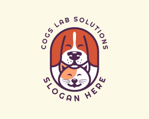 Animal Dog Cat logo design